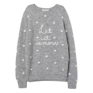 H&M Let it Snow sweater